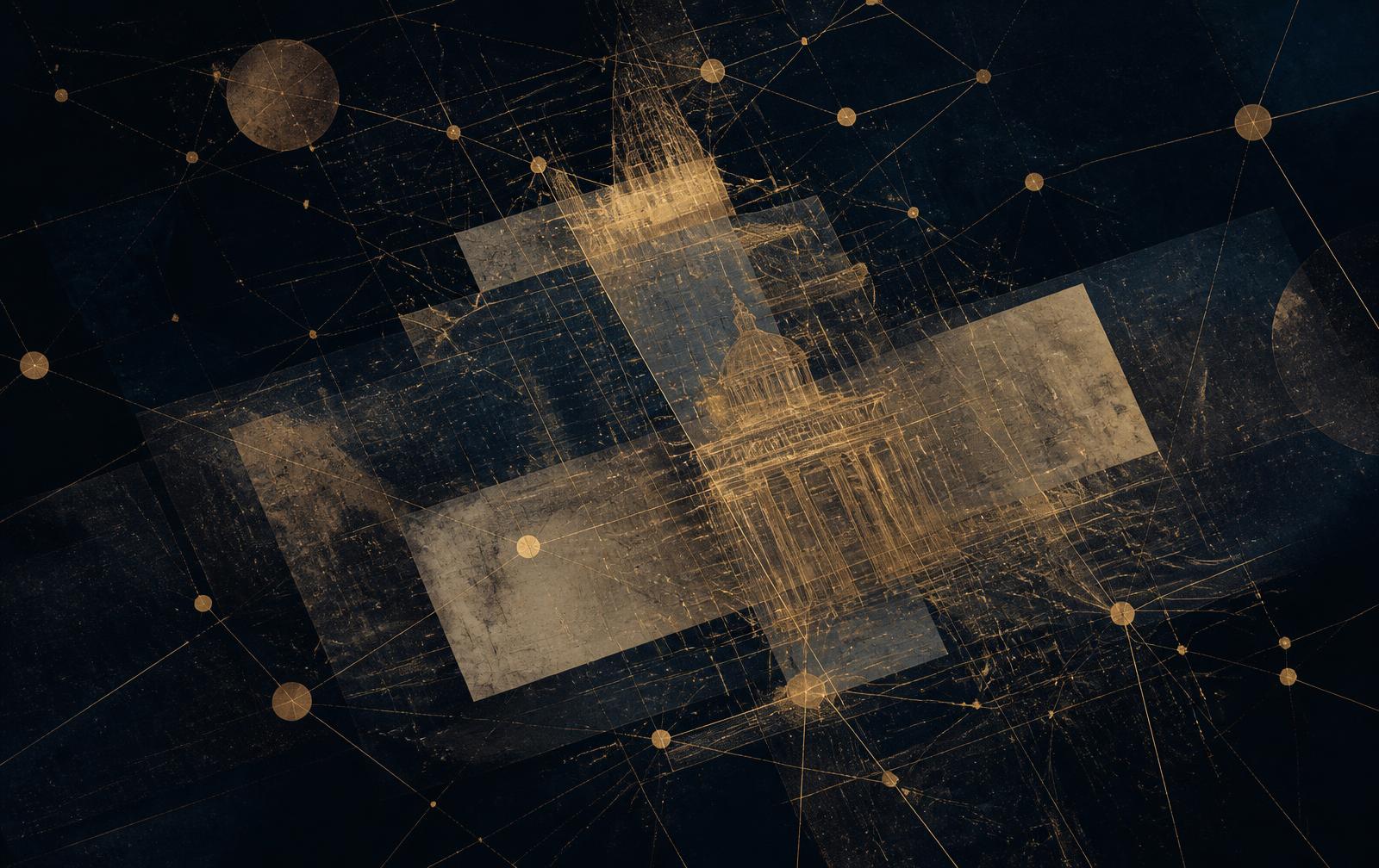 Abstract network of documentary entities and relationships